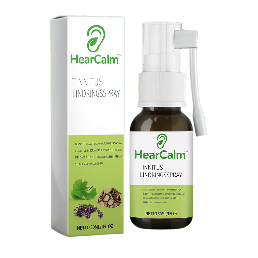 HearCalm Tinnitus Spray | 91% Stöd mot surrande öron på bara 5 dagar