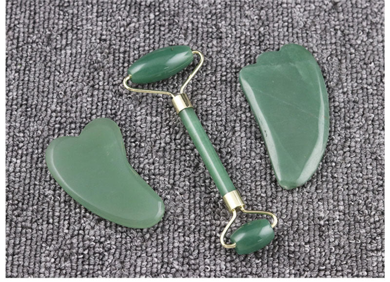 Rose Quartz Roller Slimming Face Massager