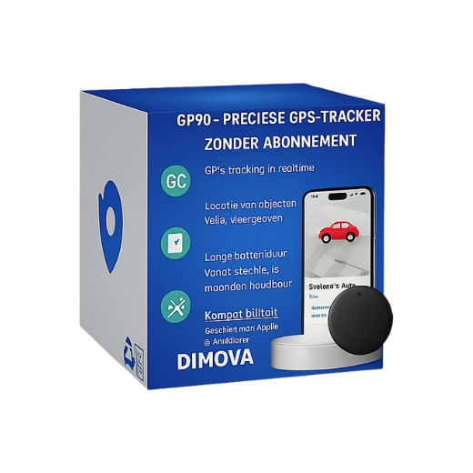 DIMOVA™ GP90 – GPS-tracker voor auto | Houd je auto veilig en volg hem altijd en overal, zonder abonnement